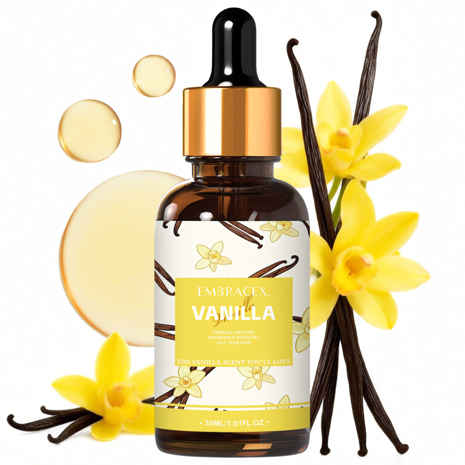 Aromatherapy Diffuser - 30ml Minyak Esensial Vanila Untuk Diffuser