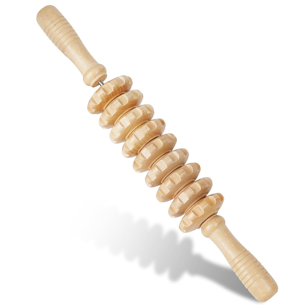 Reflexology Foot Roller - 1 Buah Alat Pijat Kayu 9