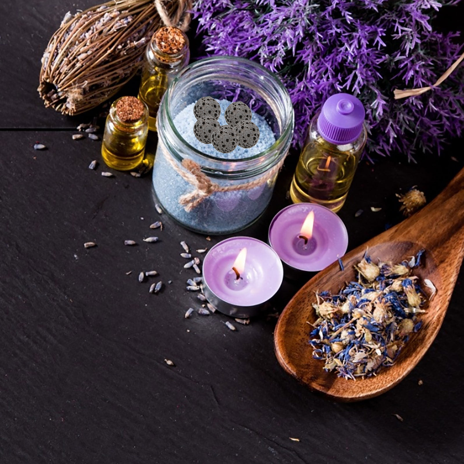 Aromatherapy Diffuser - 39 Buah Batu Vulkanik Aromaterapi Batu