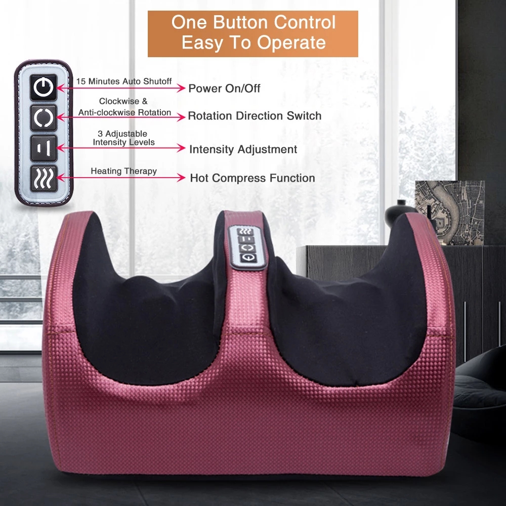 Reflexology Foot Roller - Mesin Pijat Kaki Listrik Shiatsu Pijat