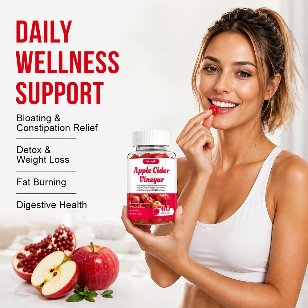 Permen Kunyah Cuka Apel dengan - Health Wellness Gummies ulasan dan harga