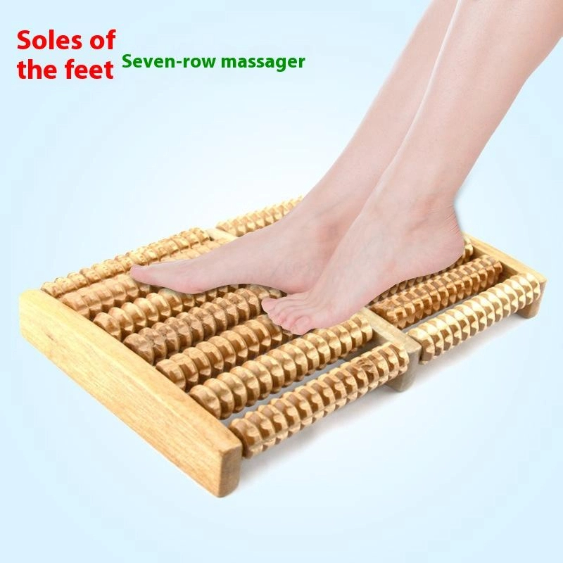 1 Buah Rol Pijat Kaki Kayu Ref - Reflexology Foot Roller ulasan dan harga