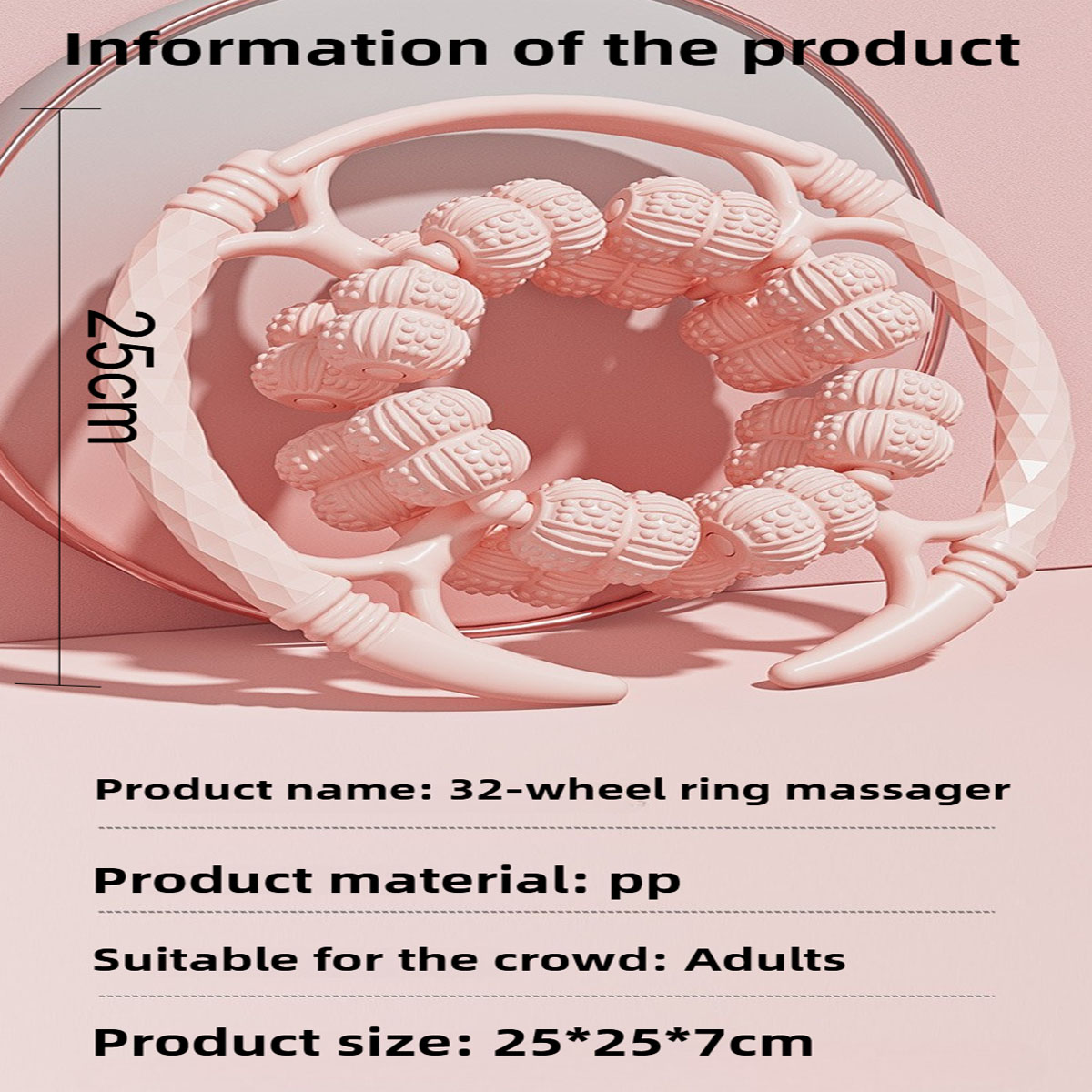 Alat Pijat Bundar 32-Roller ya - Reflexology Foot Roller ulasan dan harga