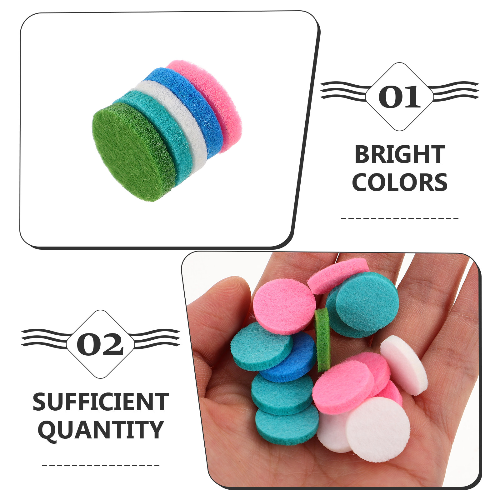 50 Buah Bantalan Aroma Bulat I - Aromatherapy Diffuser ulasan dan harga