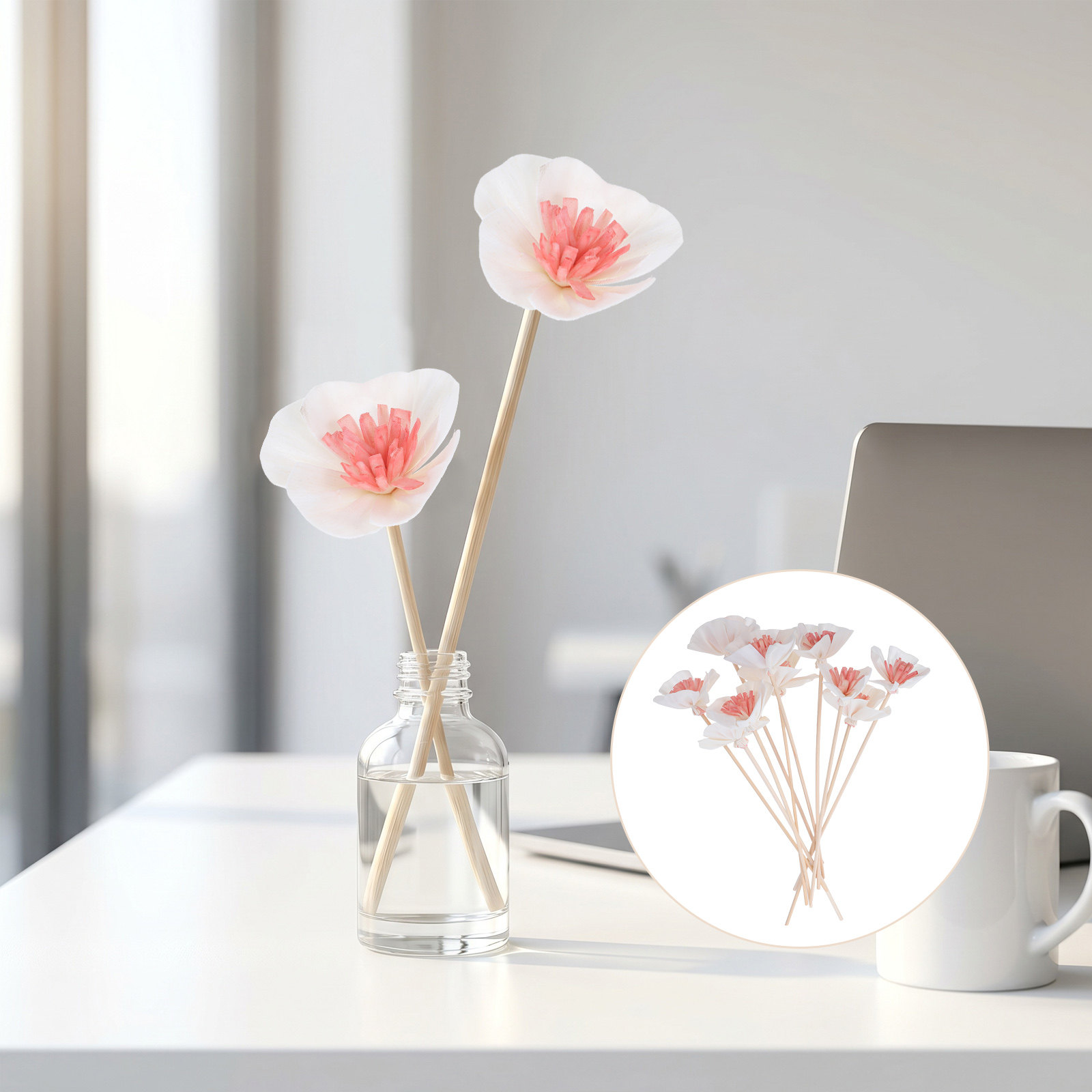10 Buah Stik Diffuser Minyak E - Aromatherapy Diffuser ulasan dan harga
