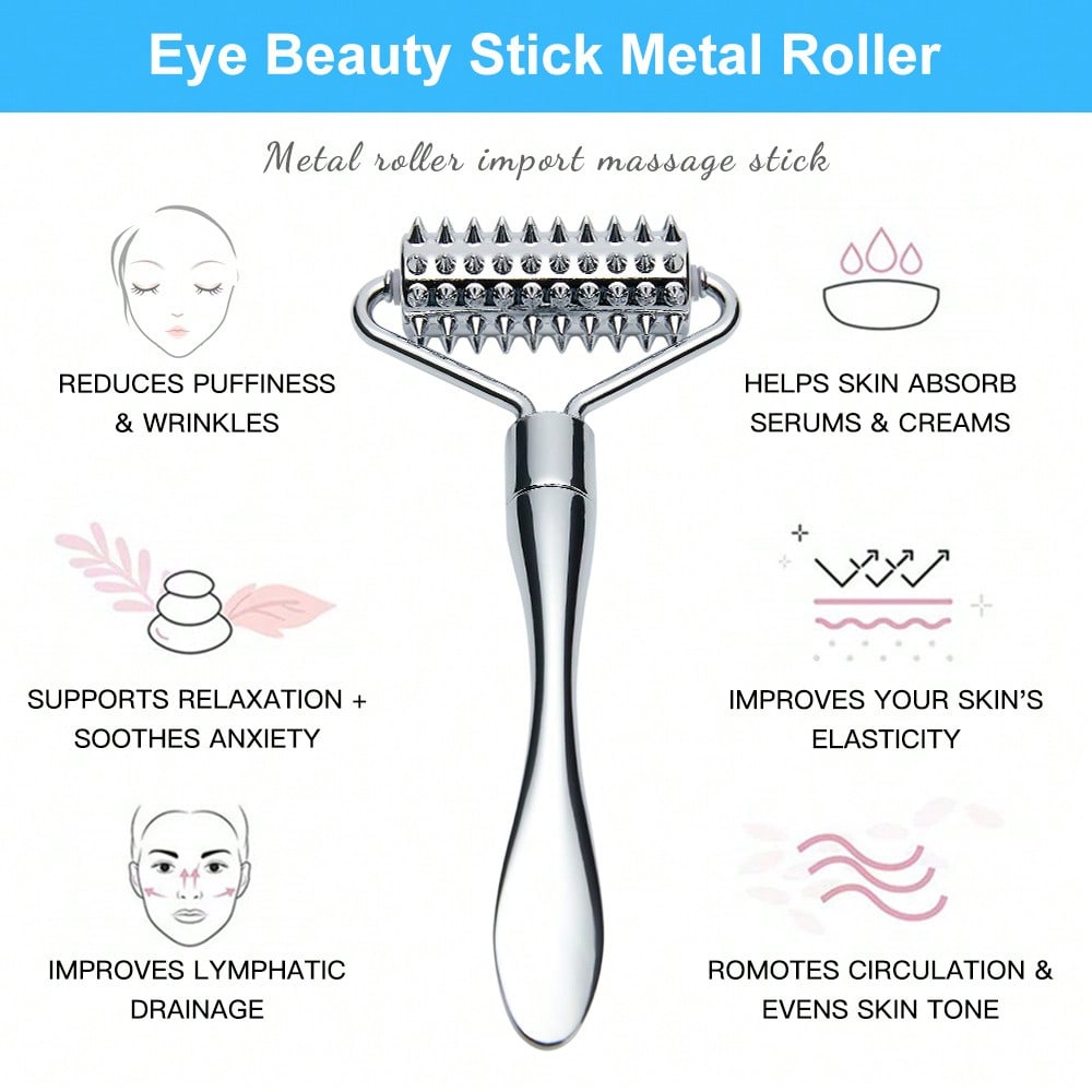 Alat pijat wajah baja tahan ka - Reflexology Foot Roller ulasan dan harga