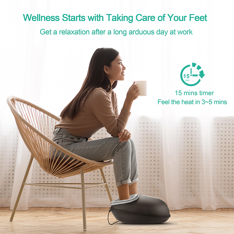 Mesin pemijat kaki Shiatsu Med - Reflexology Foot Roller ulasan dan harga
